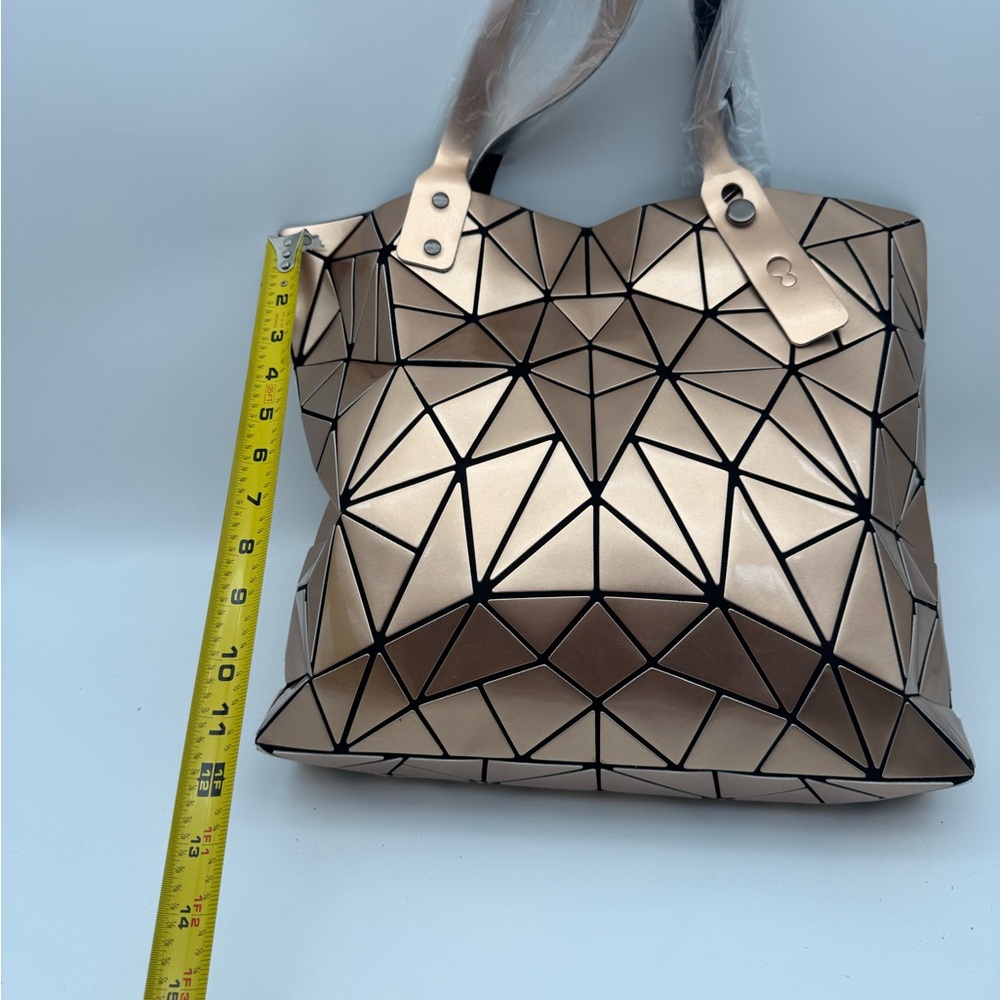 Geometric Gold Tote Bag - Picture 6 of 11